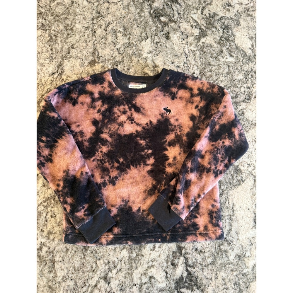 Abercrombie Kids Tie Dye Fleece Sweatshirt Sleep Size 15‎ 16
